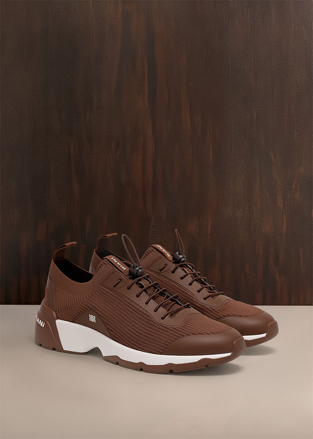 schuh, sportschuh, braun, traktabel, gummisohle