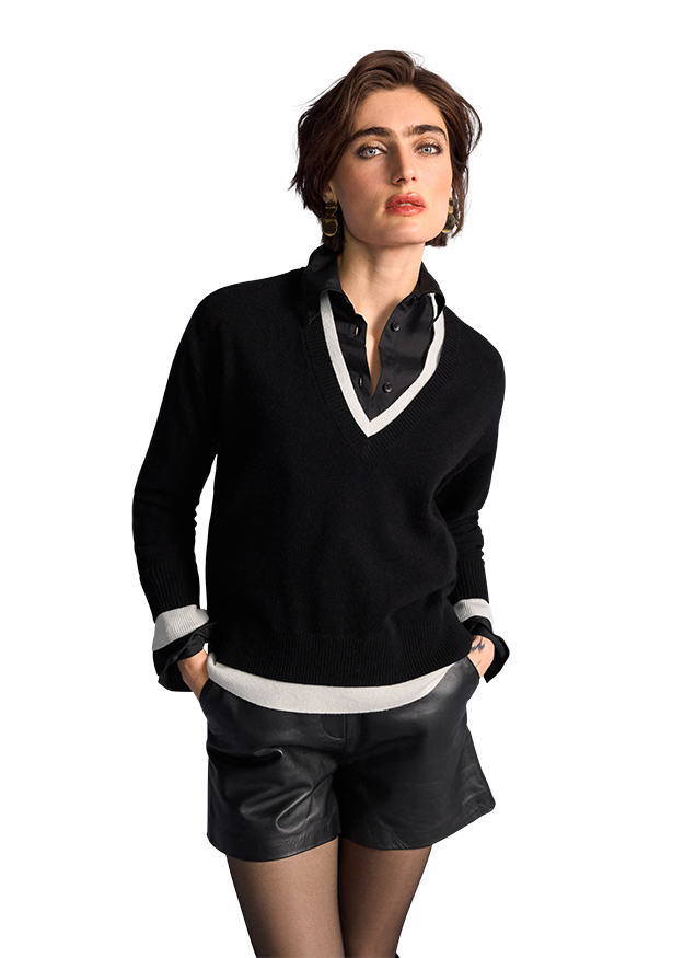 Pullover Aus Kaschmirmix