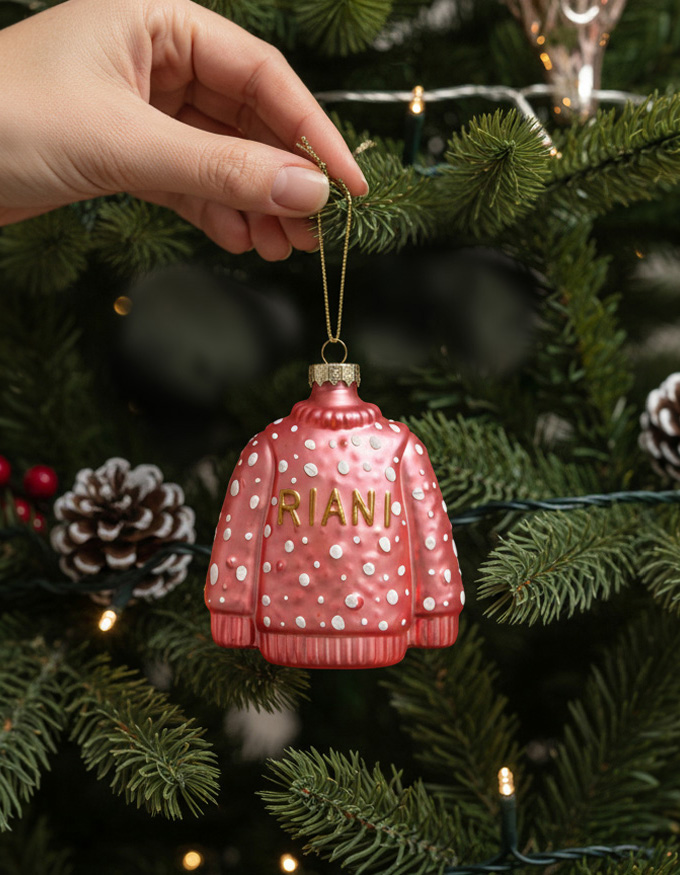 Weihnachtsdekorationen, Weihnachtsbaum, Christbaumschmuck, Festival, Person