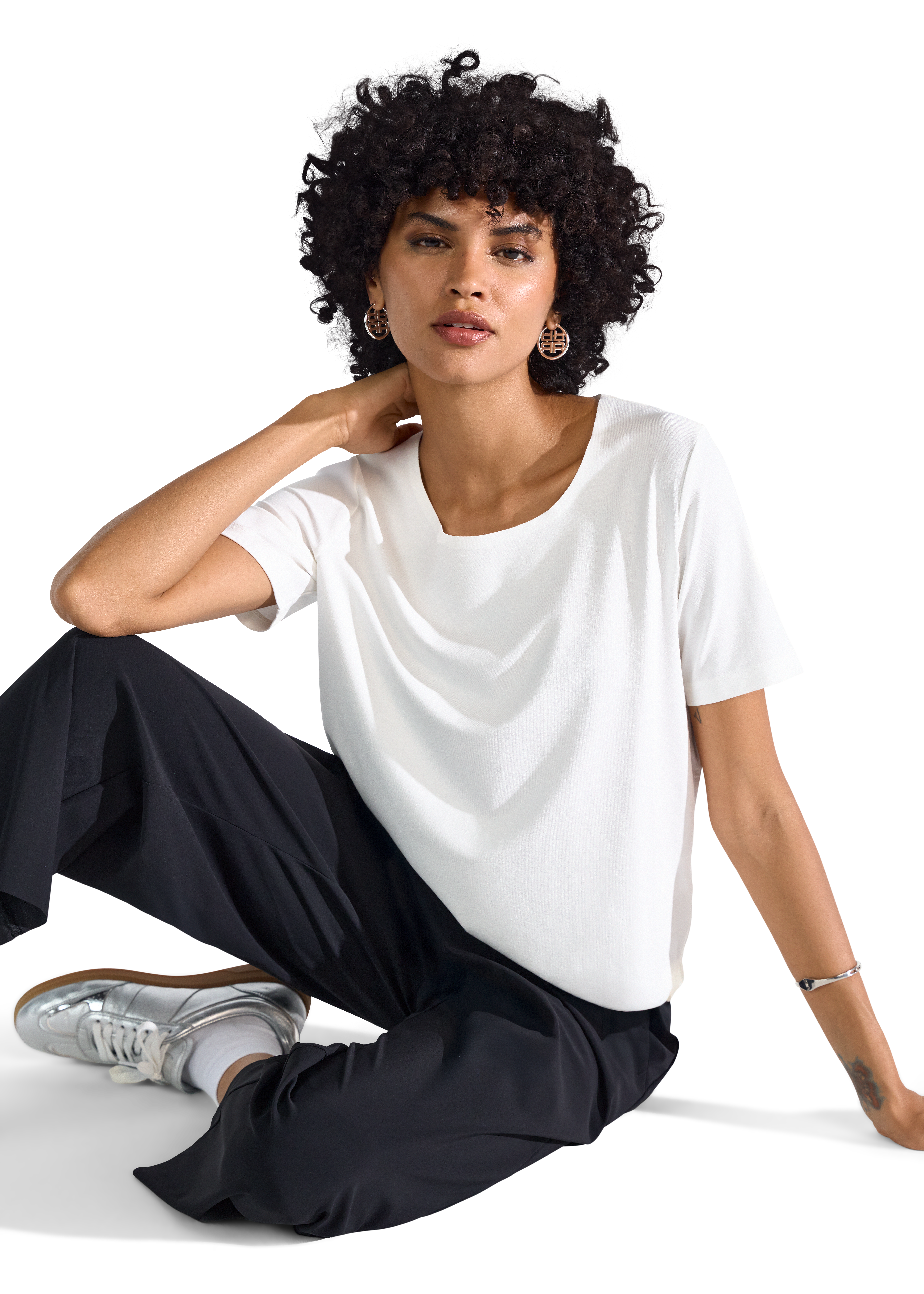 Shirt mit Rundhalsausschnitt