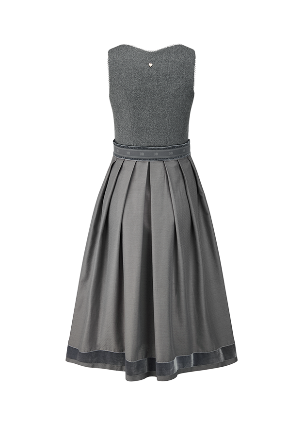 Stricktop, Strickkleid, à peu sans bretelles, Midikleid, taillierter Schnitt