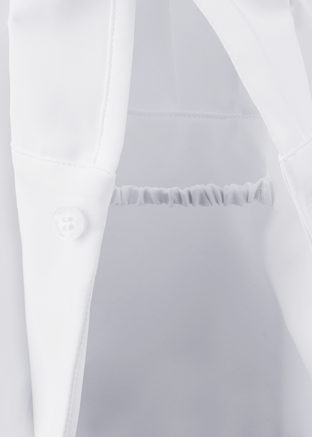 weiss, jacke, knopf, knopfverschluss, elastischer_gummi
