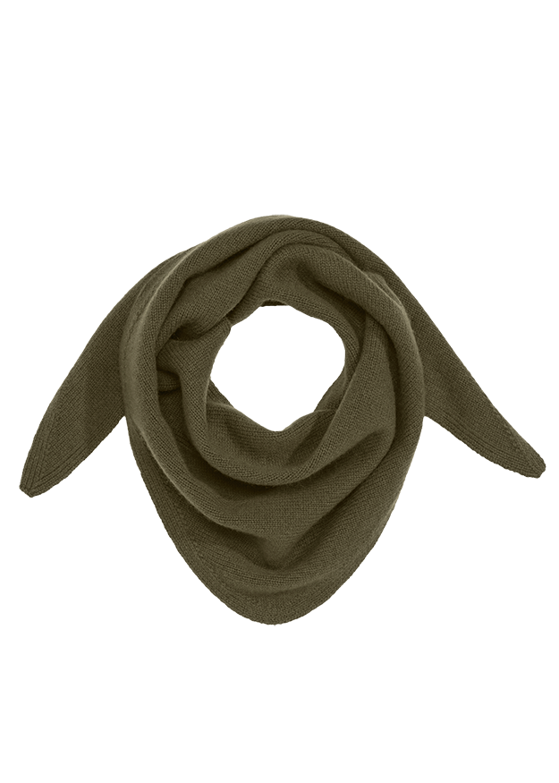 Schal, Stoffschal, Khaki, Kuschelig, Loop
