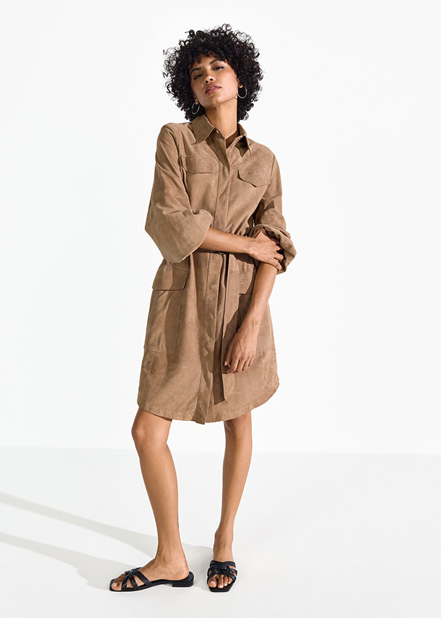 Suede Dress Suede Dress