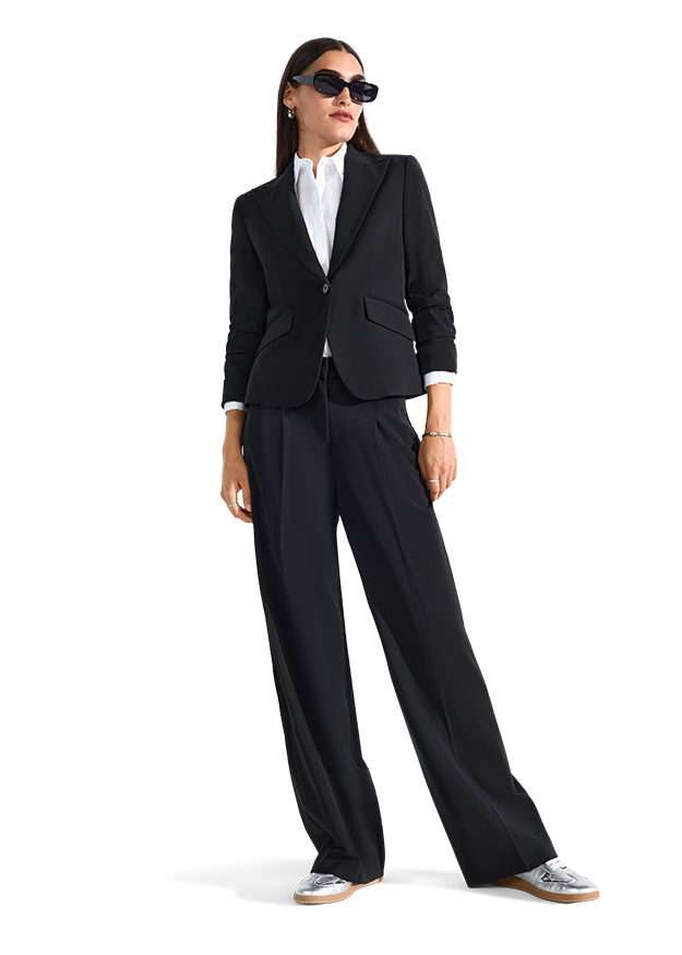 Wide-Fit Hose mit Hohem Bund