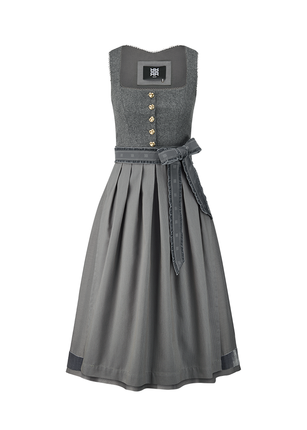 Dirndl, Kleid, Mieder, Gürtel, Knöpfe
