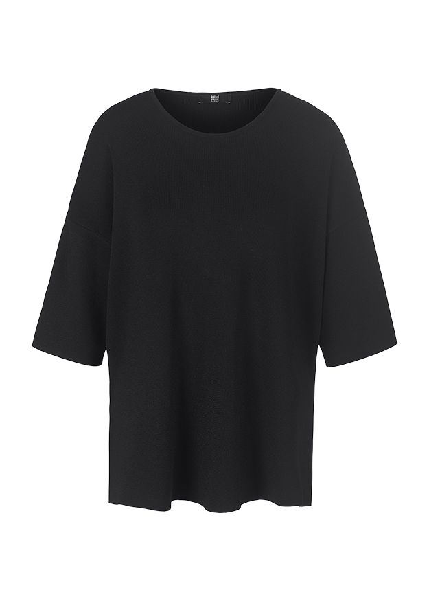 Viscose knit jumper