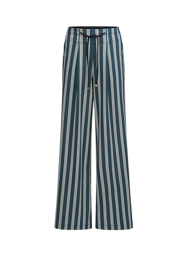 Streifenhose, Vertikale Streifen, Breite Streifen, Hose mit Gürtel, Cropp?