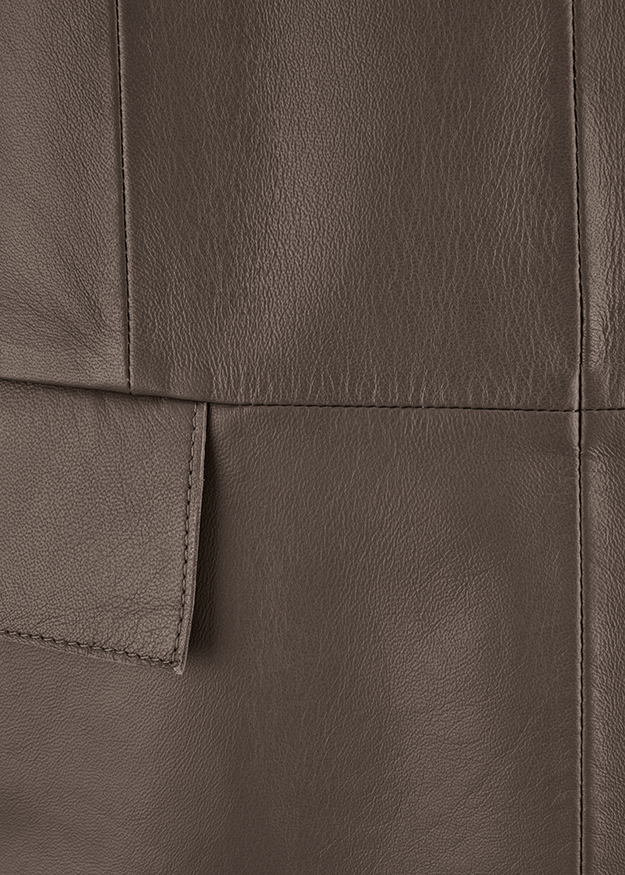 leder, braun, taschenverschluss, muster block, geringel