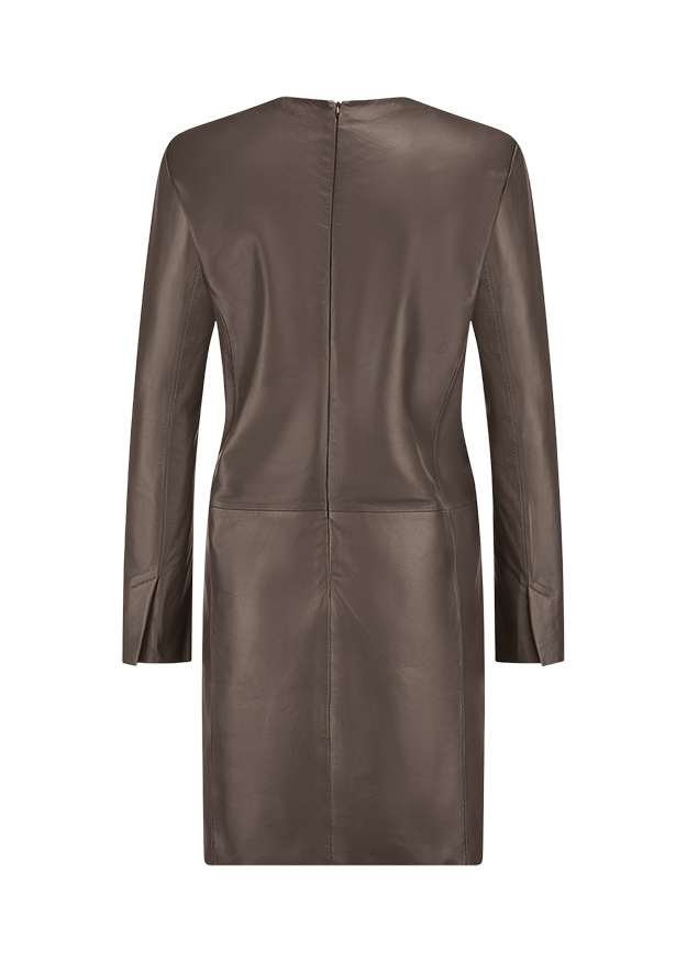 Lederjacke, Kleidungsstück, braun, Leder, gerader Schnitt