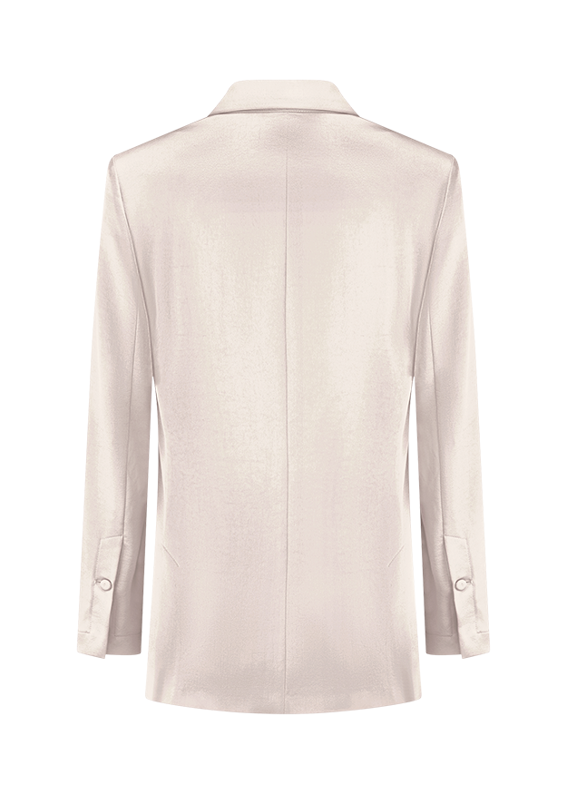 Blazer, Lapel, Rückenansicht, Langarm, Helle Farbe
