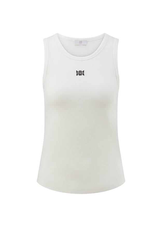 Tanktop aus Rib Jersey