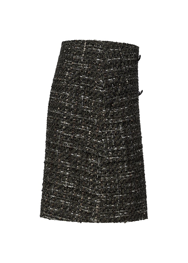 Rock, Rockskirt, Tweed, Karo, Midi