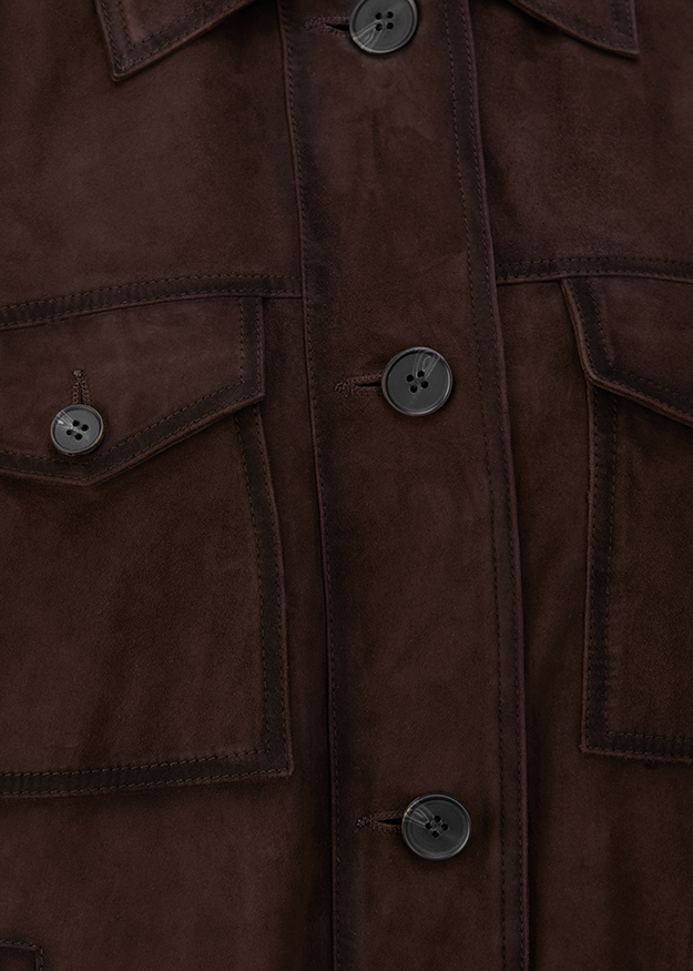corduroy, braun, Knöpfe, Hemd, Taschen