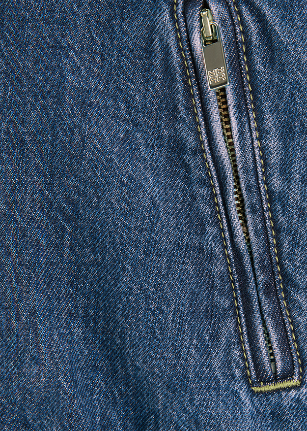 Jeans, Denim, Reißverschluss, Nähte, Blauer Stoff