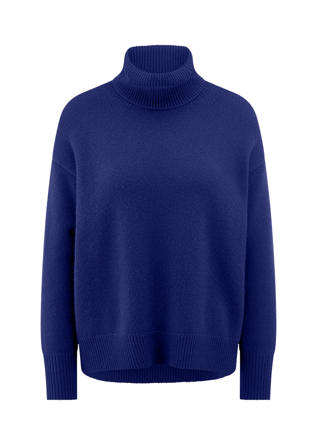 Kaschmirpullover mit Rollkragen