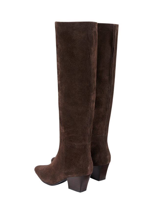 Stiefel, Overknees, Schaftstiefel, Kniehohe Stiefel, brauner Stiefel