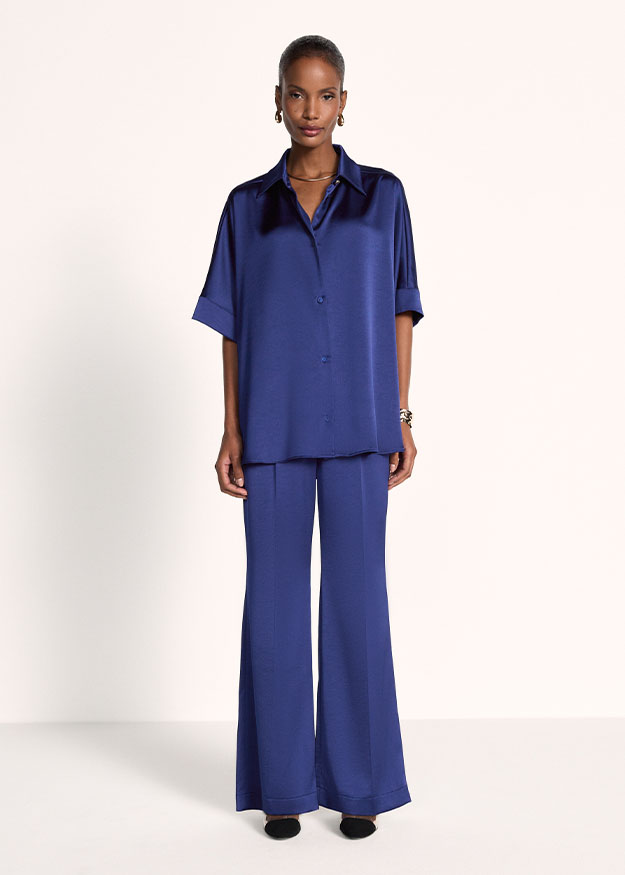Hemd, Hose, Jumpsuit?, blau?, Loungewear