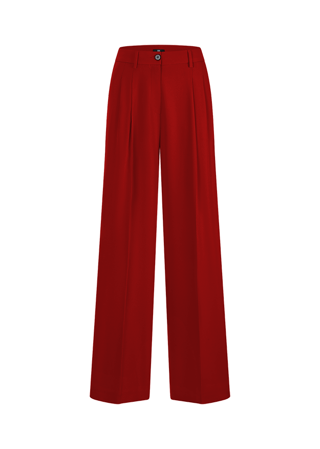 Bundfalten Hose Wide Fit