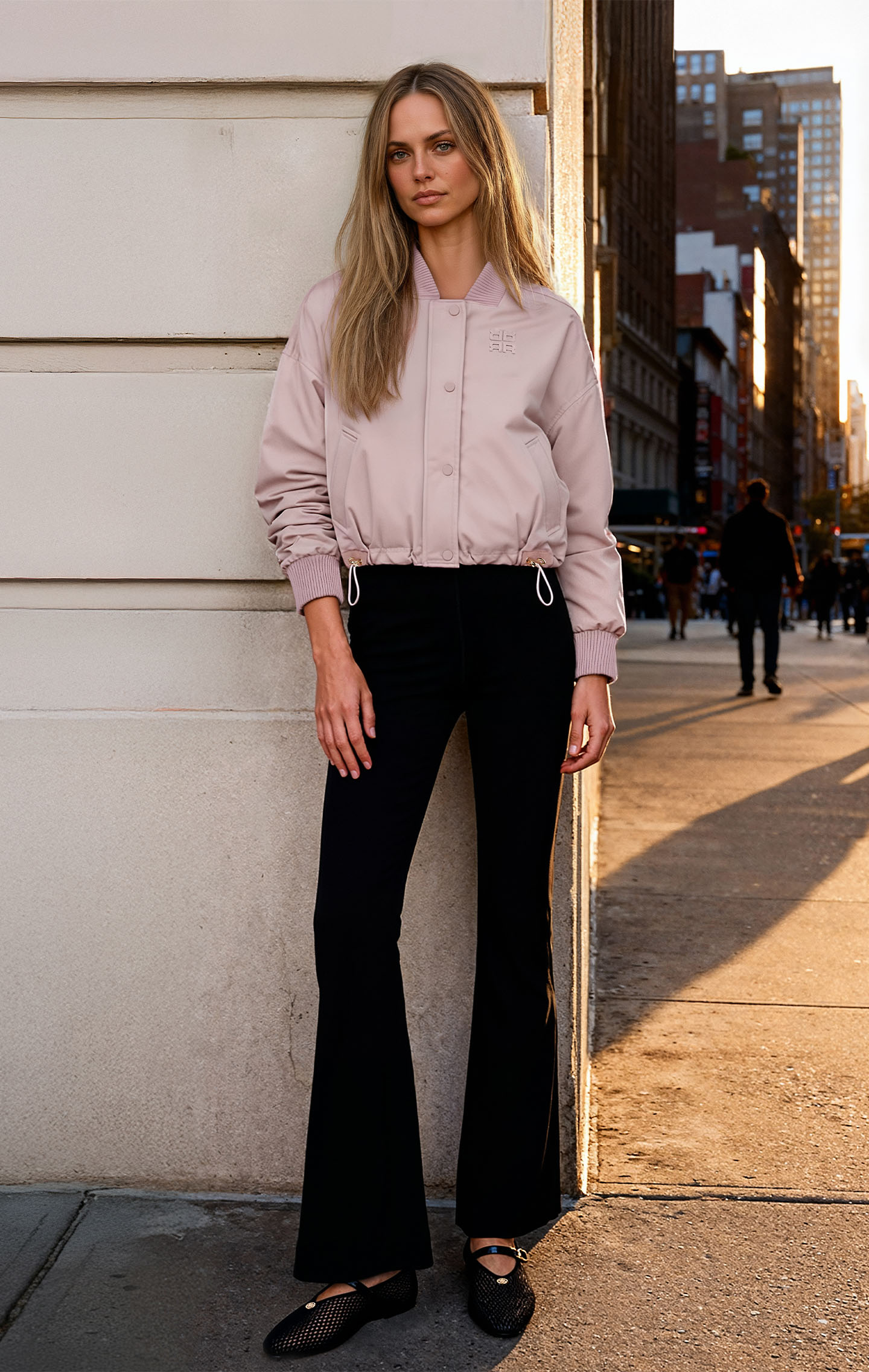 Hosen, Bluse, Jeans, Person, Stehend