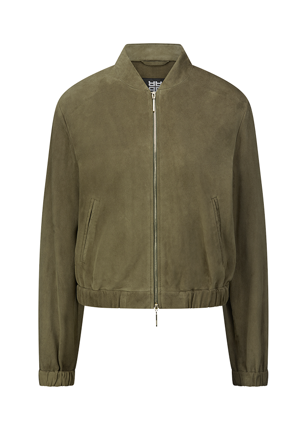 jacke, suede jacke, reissverschluss, olivgrün, taschen
