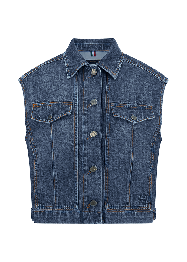 Denim Waistcoat made from Authentic Denim Denim Waistcoat made from Authentic Denim