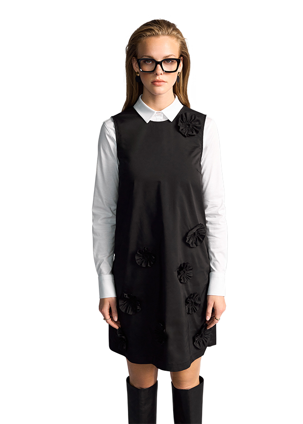 Kleid Mit Blumendetails