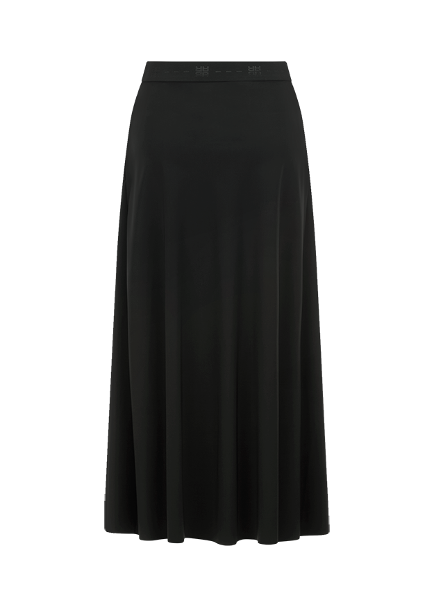 Rock, Rockskirt, Lange, Schwarz, Strech