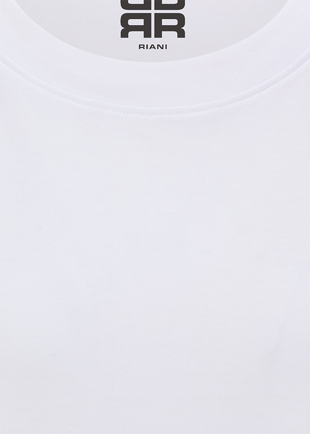 t-shirt, weiß, Rundhals, strick, grundlegend