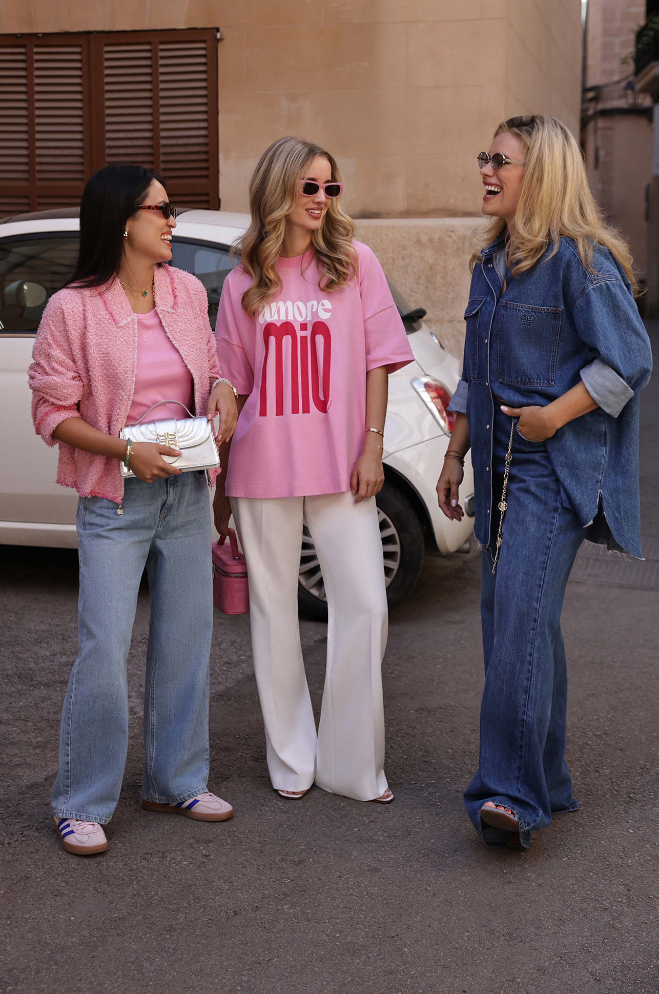 Hosen, Jeanshose, Langarm, Jacke, Person