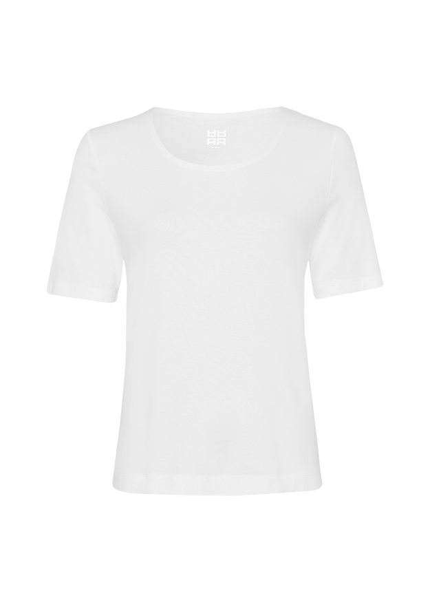 Shirt with Round Neckline