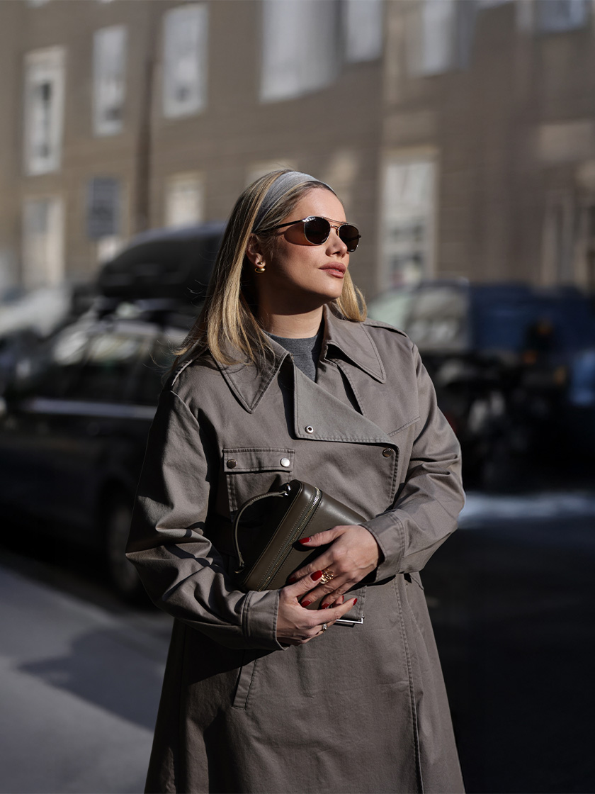 Mantel, Sonnenbrille, Jacke, Trenchcoat