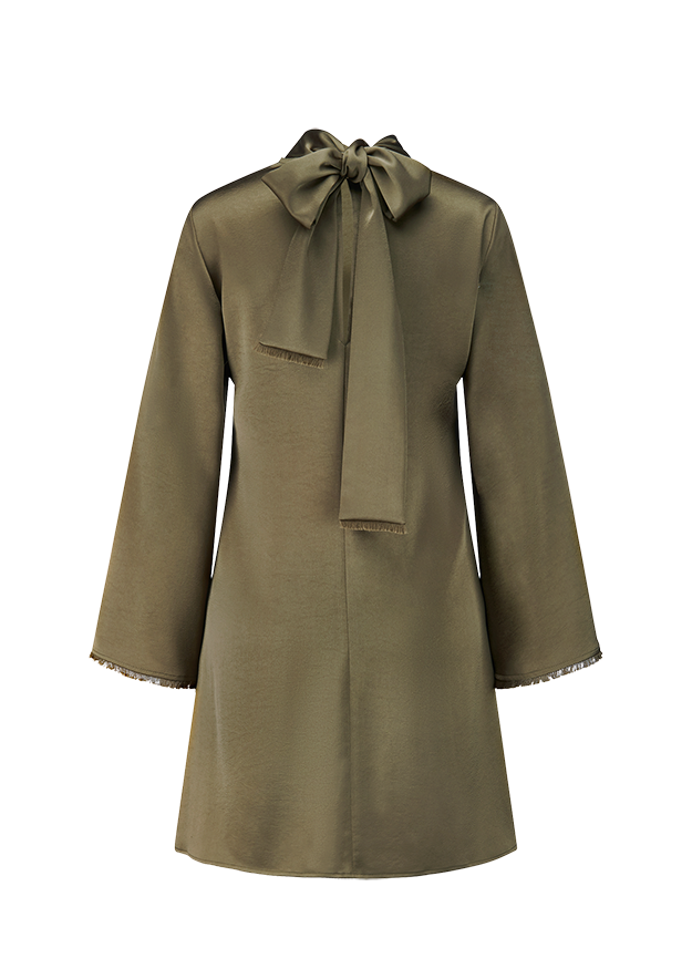 Mantel, Kleidungsstück, Khaki, Schleife, Lange Ärmel