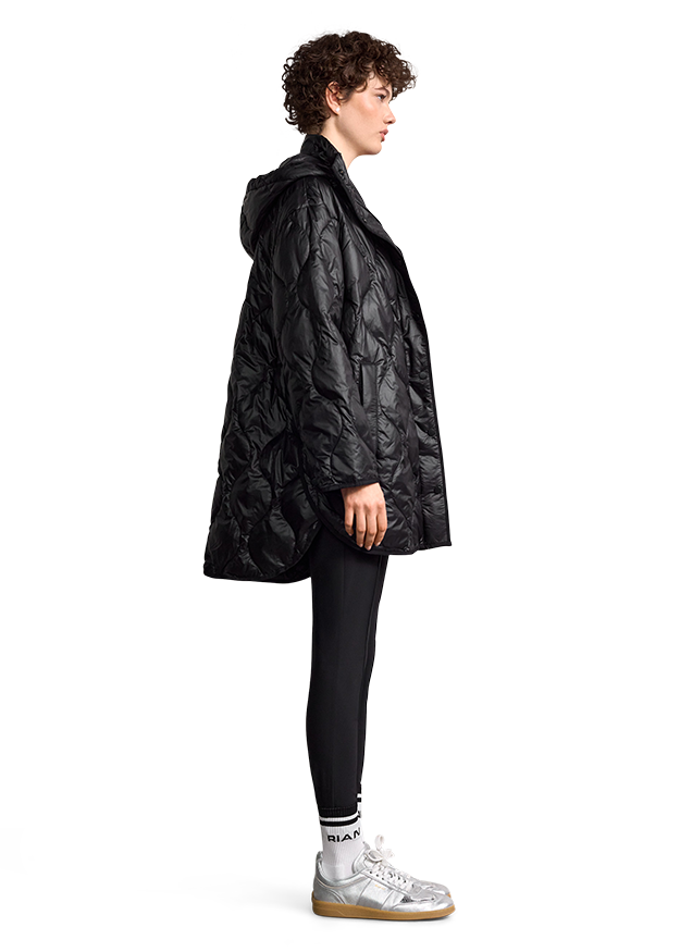 Mantel, Jacke, Person, Langarm