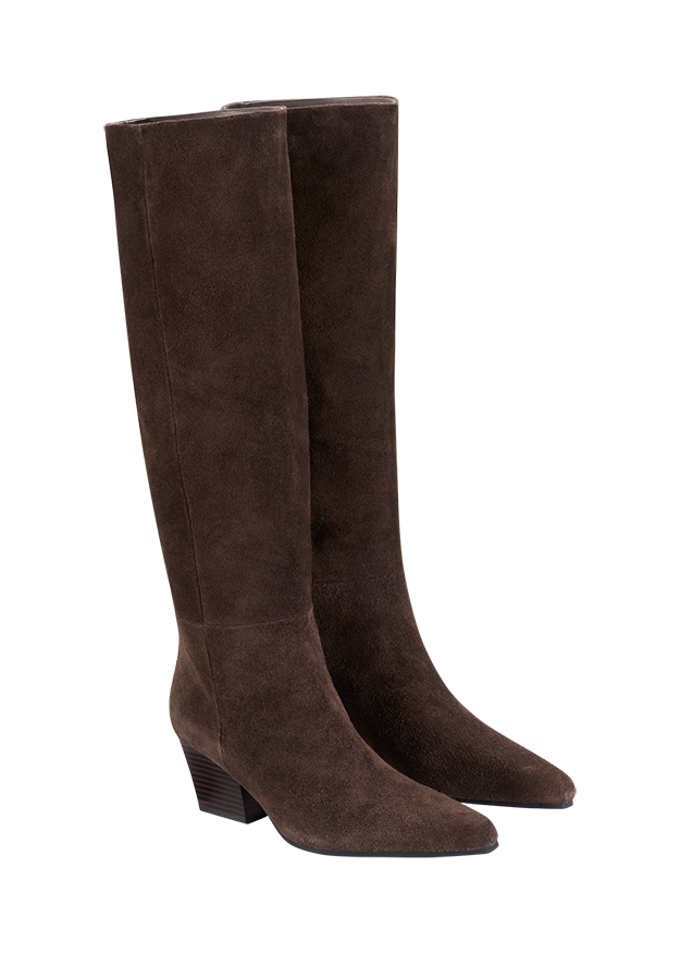 Stiefel, Kuhlfedern?, Suededee?, Kniehohe Stiefel, Braun
