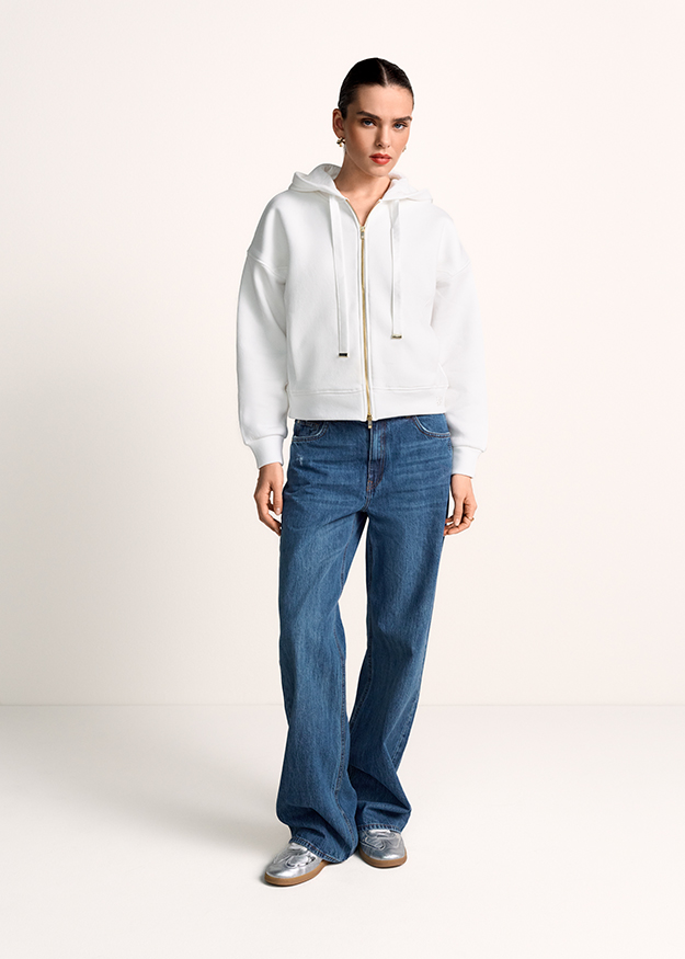 Hosen, Jeans, Mantel, Jacke, Person