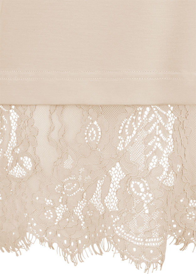 Nachtwäsche, Nude Farbe, Spitze, Unterkleid, Bodysensation?