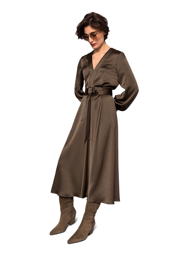 Long Dress with Bow