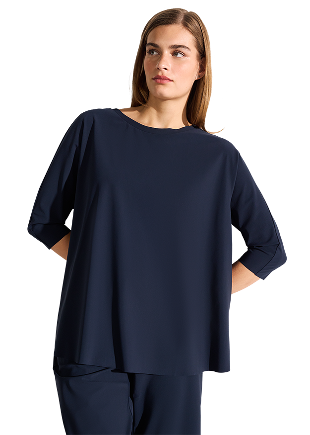 Oversized jersey shirt