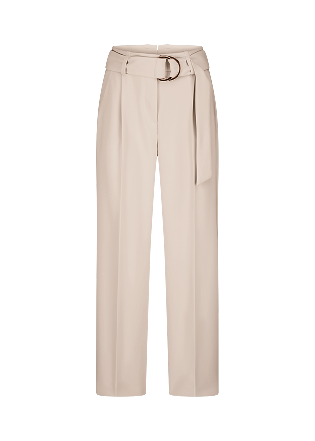 Hose, elegant, Gürtel, weiblich, Beige