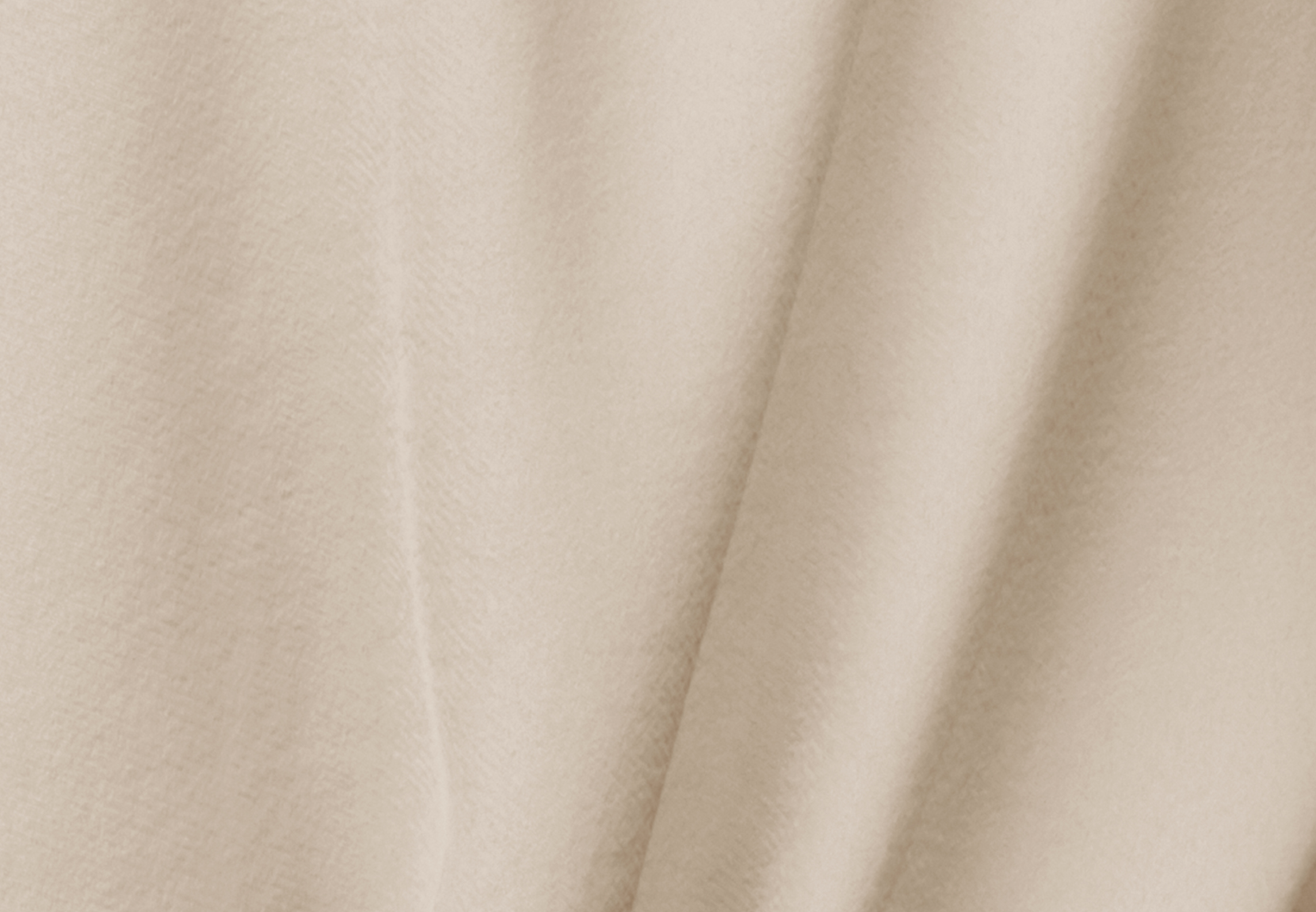 Beige Stoff, Stoffstruktur, weiches Material, neutrale Farbe, gefallene Stoffbahn