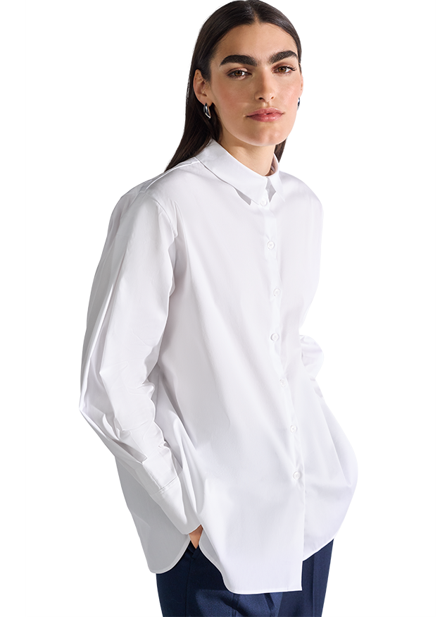 Popelin Bluse 