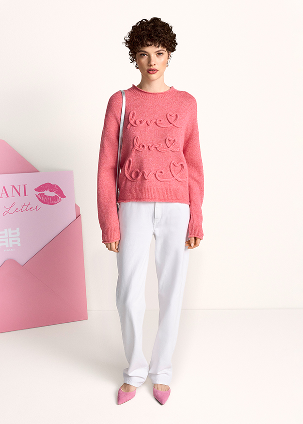 Bekleidung, Strickwaren, Pullover, Person