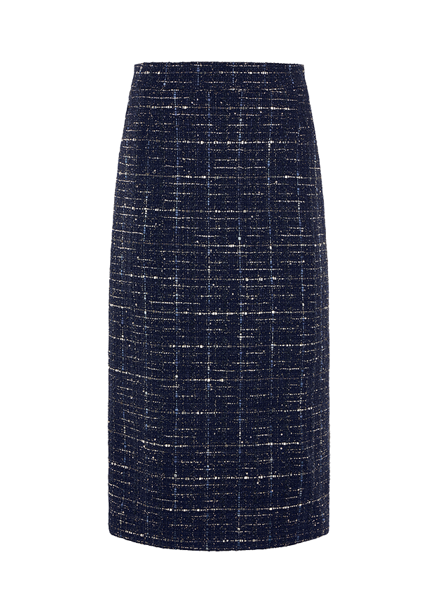 Tweed Midi Skirt