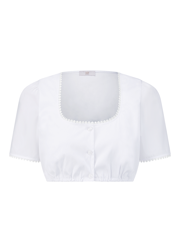 Bluse, Kleidungsstück, Kurzarm, weiß, Spitzenkante