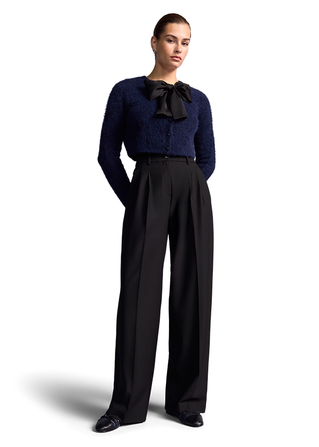 Kurze Strickjacke Aus Alpakamix