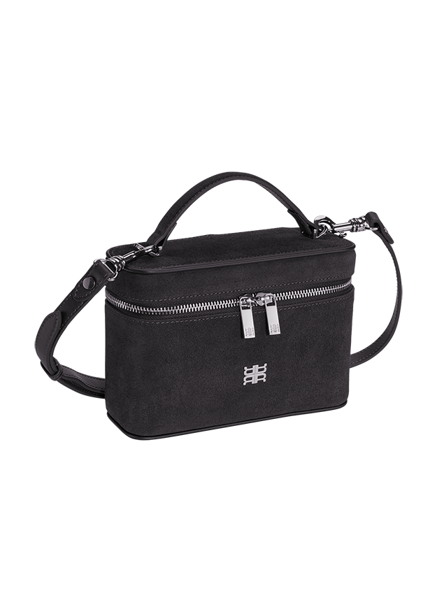 Handtasche, kleine Tasche, Schwarz, Reißverschluss, Lackleder