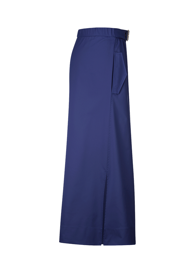 rock, maxi, skirt, pocket, blue