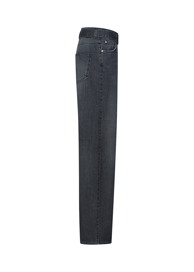 Jeans, Denim, Hose, Dark Wash, Straight Leg
