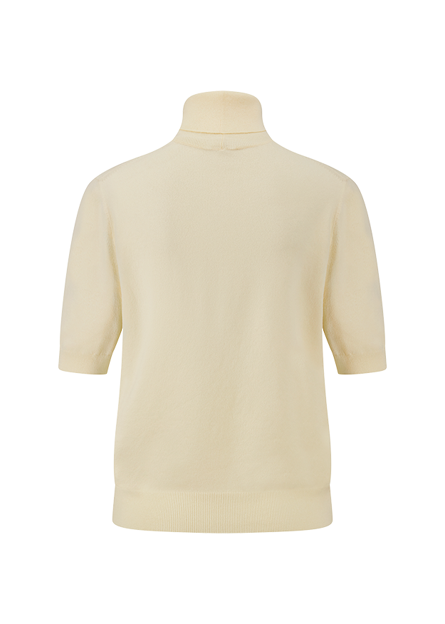Pullover, Beige, Kurzärmelig?, Kragenlos?, Kunstfaser?